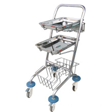Hospital Stainless Steel Convenient  I.V. Trolley